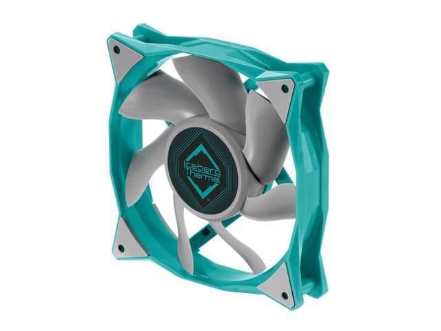 Iceberg Thermal IceGALE 120mm Teal / White 76 CFM PWM 1-Pack main image