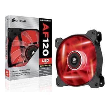 Corsair AF120 Quiet 120mm Black/Red Red LED 1-Pack main image