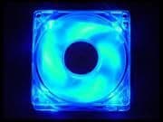 Apevia CF4SL-UBL-LED 80mm Blue Blue LED 25.64 CFM 1-Pack image