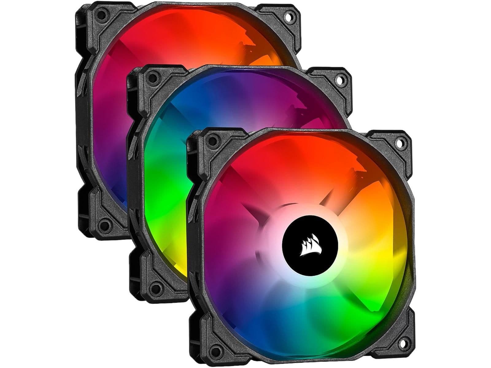 Corsair iCUE SP120 120mm Black RGB Pro 52 CFM 3-Pack main image