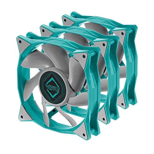 Iceberg Thermal IceGALE 120mm Teal PWM 76 CFM 3-Pack main image
