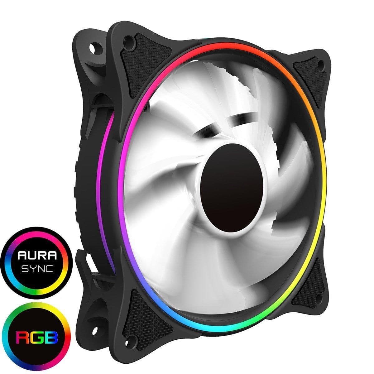 GameMax Mirage 120mm Black / White Addressable RGB image