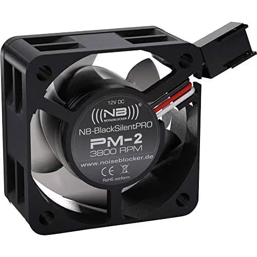 NoiseBlocker BlackSilentPro P-2 40mm Black 5.3 CFM main image