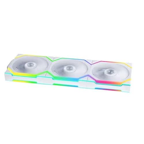Lian Li UNI FAN SL Wireless 120mm White PWM Addressable RGB 3-Pack image