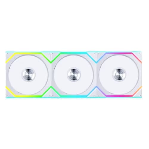 Lian Li UNI FAN SL Wireless 120mm White ARGB PWM Reverse Blade Pack of 3 main image