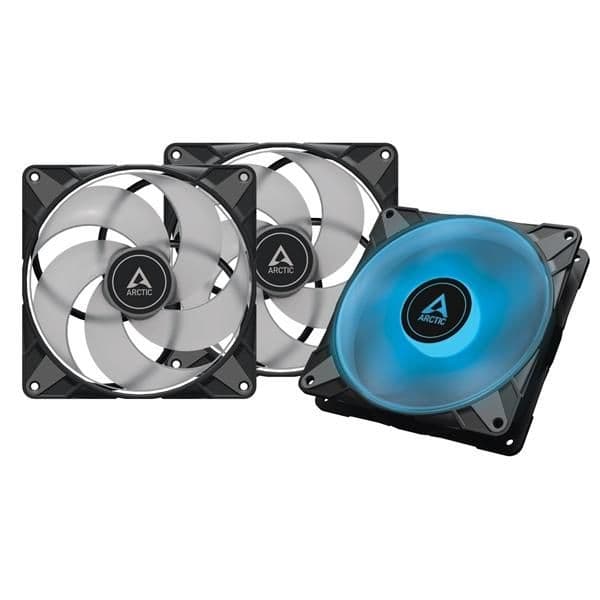 ARCTIC P PST 140mm Black / Transparent PWM RGB 3-Pack image
