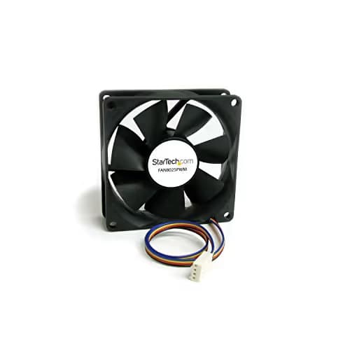 StarTech FAN8025PWM 80mm Black 25.02 CFM 1-Pack main image