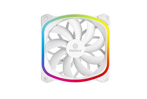 Enermax SquA 120mm White RGB PWM 68.27 CFM 1-Pack main image