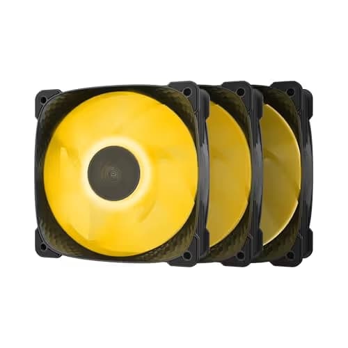 Geometric Future Squama 3805 120mm Black PWM ARGB 115 CFM 3-Pack image