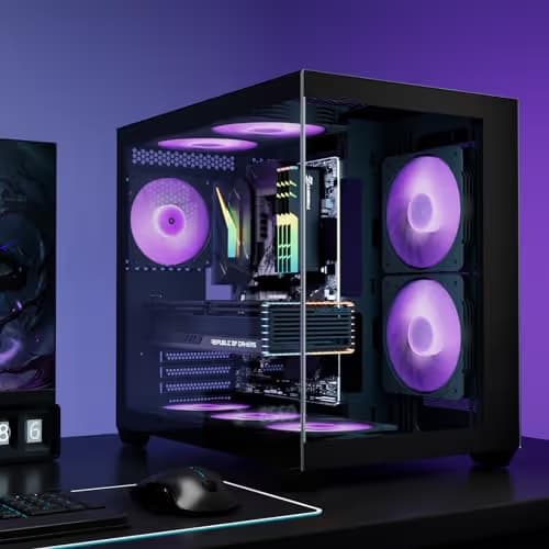 Vetroo SA-140 140mm Black PWM RGB 1-Pack image