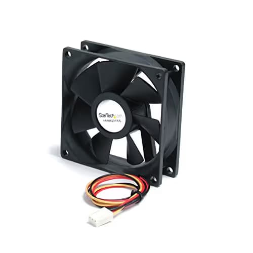 StarTech FAN8X25TX3L 80mm Black 26.6 CFM 1-Pack image
