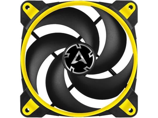 ARCTIC BioniX P120 120mm Yellow / Black PWM 67.56 CFM 1-Pack image