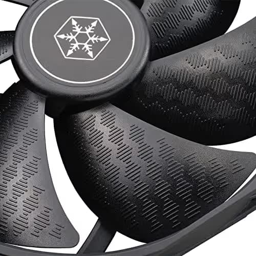 Silverstone Shark Force 140mm Black PWM 120 CFM image