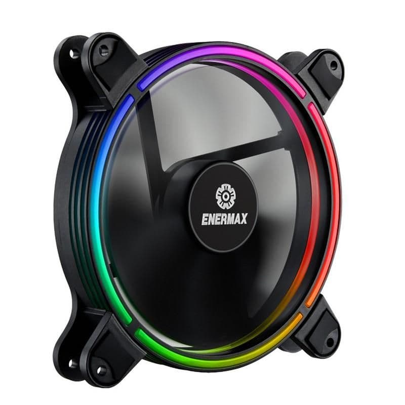 Enermax T.B. 140mm Black RGB PWM 56.89 CFM 1-Pack main image