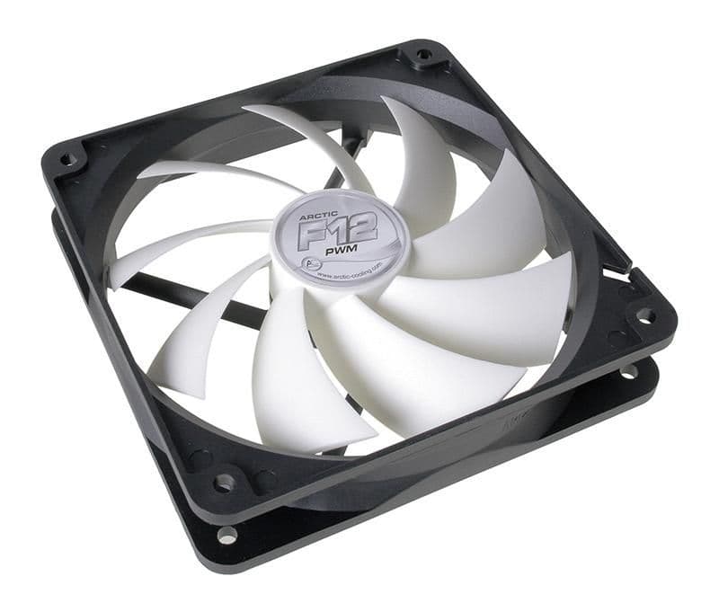 ARCTIC F12 PST 120mm Black / White PWM 53 CFM 1-Pack main image