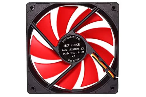 Xilence XPF120.R 120mm Red / Black 44.71 CFM 1-Pack image