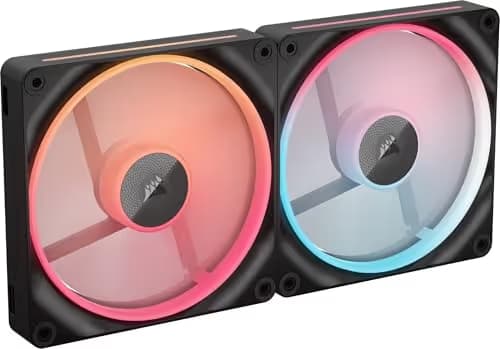 Corsair iCUE LINK LX140-R 140mm Black RGB PWM 2-Pack image