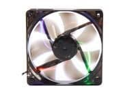 Apevia CF12SL-T4C 120mm Black Multicolor 50.28 CFM 1-Pack image