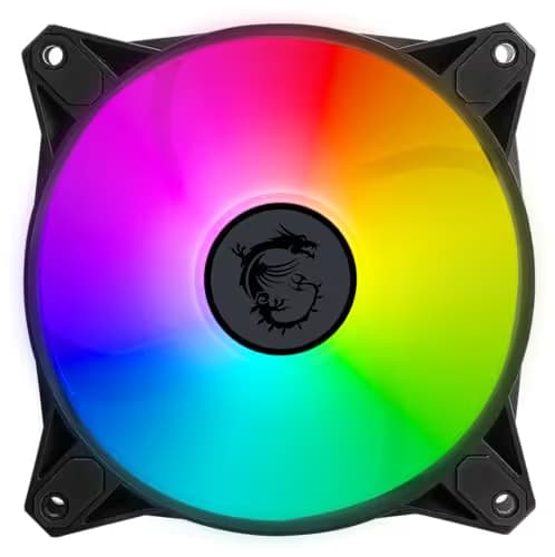 MSI MPG F120 ARGB 120mm Black ARGB PWM 50.79 CFM 2-Pack image