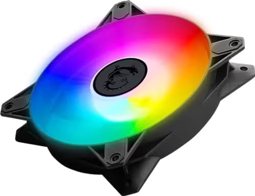 MSI MPG F120 ARGB 120mm Black ARGB PWM 50.79 CFM 2-Pack image