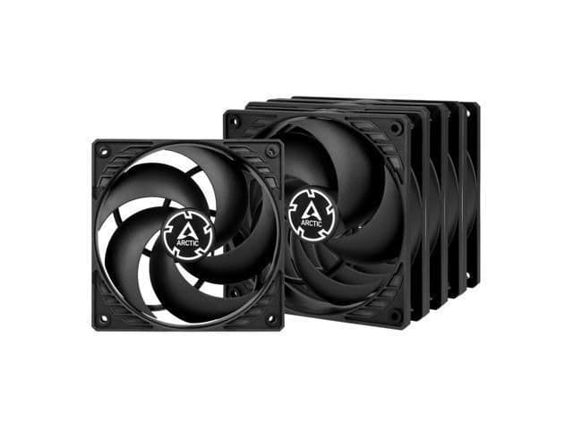 ARCTIC P12 PST 120mm Black PWM Pack of 5 image