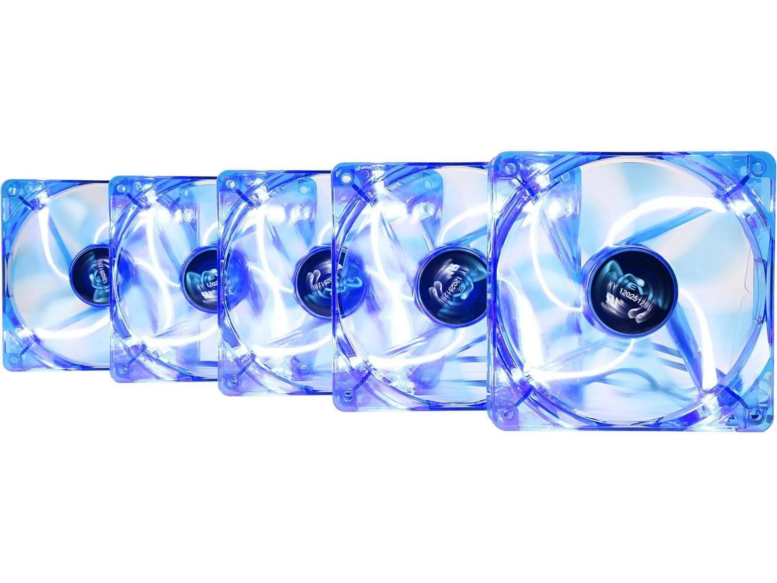 Apevia AF512L-BL 120mm Blue Blue LED 5-Pack main image