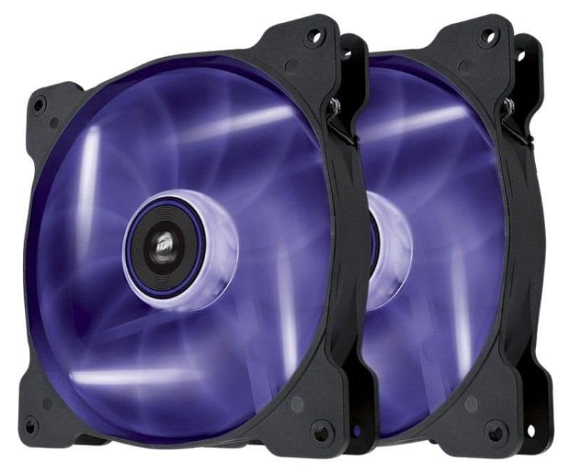 Corsair SP140 140mm Purple LED 49.49 CFM Black / Purple 2-Pack main image