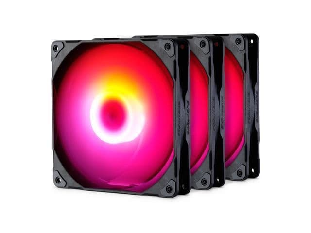Phanteks M25-140 140mm Black PWM RGB 3-Pack main image