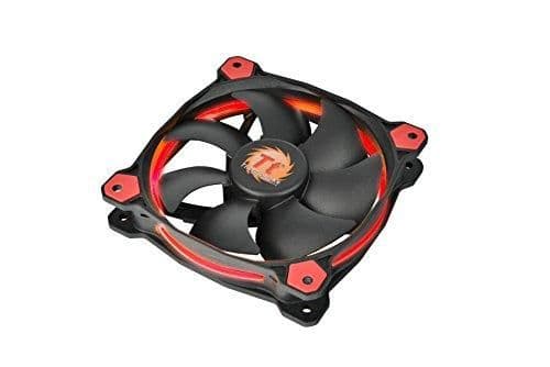 Thermaltake Riing 140mm Black / Red Red 51.15 CFM 1-Pack main image