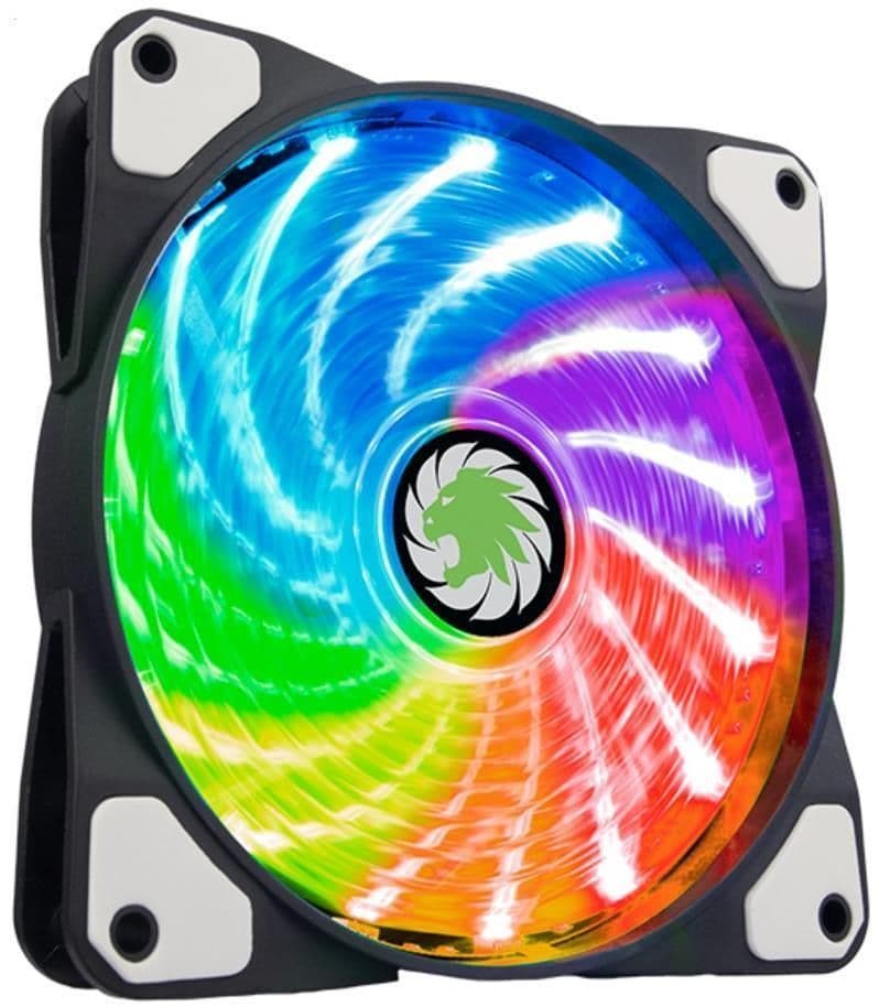 GameMax Storm Force 120mm Black / White RGB 41.4 CFM 1-Pack image