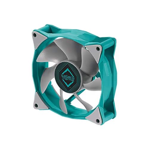 Iceberg Thermal IceGALE Xtra 80mm Teal / White 37 CFM PWM 1-Pack main image