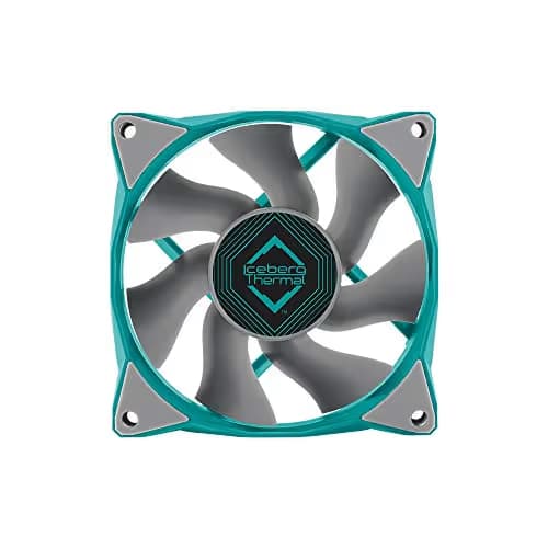 Iceberg Thermal IceGALE Xtra 80mm Teal / White 37 CFM PWM 1-Pack image