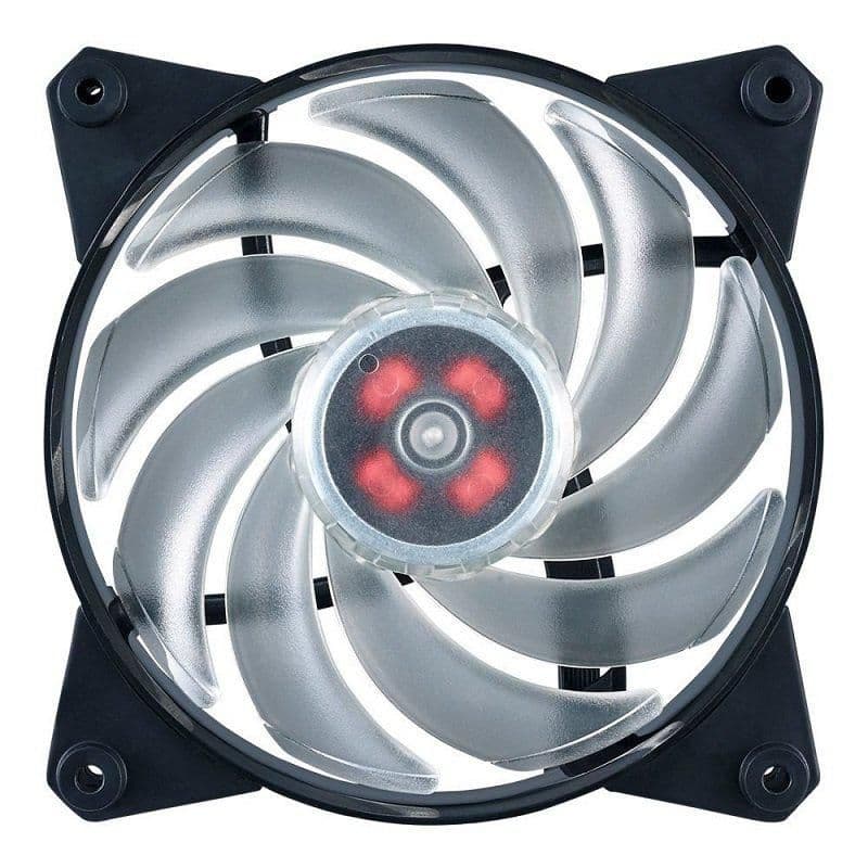Cooler Master MasterFan Pro Air Balance 42.7 CFM 120mm Black / White RGB PWM 1-Pack image