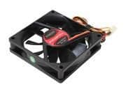 Evercool FAN-EC8020M12CA 80mm Black 29.18 CFM 1-Pack main image