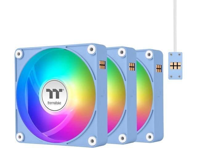 Thermaltake CT140 EX 140mm Blue Reverse PWM ARGB Sync 3-Pack image