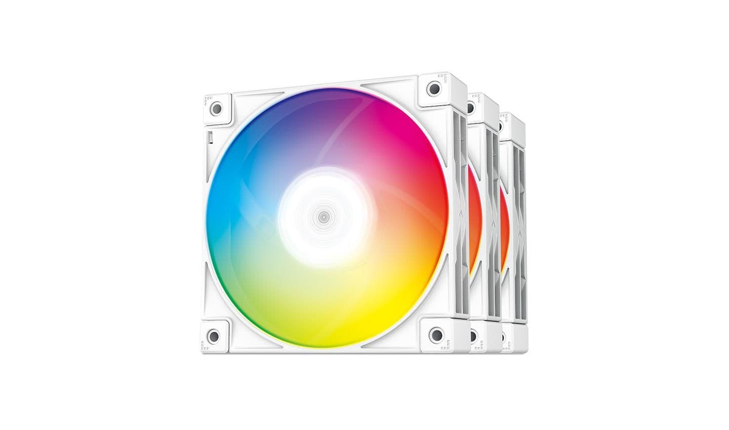 Deepcool FC120 120mm White PWM RGB 3-Pack image