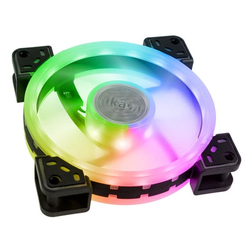 Akasa Vegas TLX 120mm Black / White Addressable RGB 35.2 CFM main image