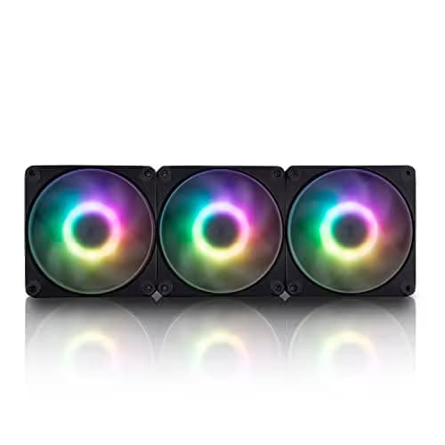 In Win Mercury AM120S 120mm Black / White PWM ARGB 3-Pack image