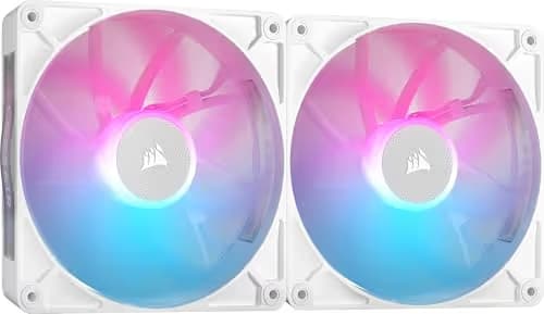 Corsair iCUE LINK RX140 140mm White RGB PWM 2-Pack image
