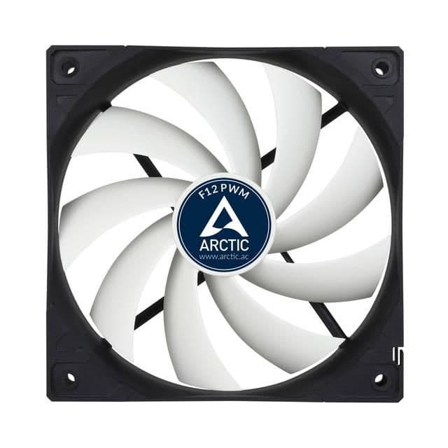 ARCTIC F12 120mm White / Black PWM 53 CFM 1-Pack image