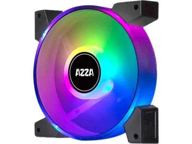 Azza Hurricane II Digital 120mm White Addressable RGB PWM 43.06 CFM main image