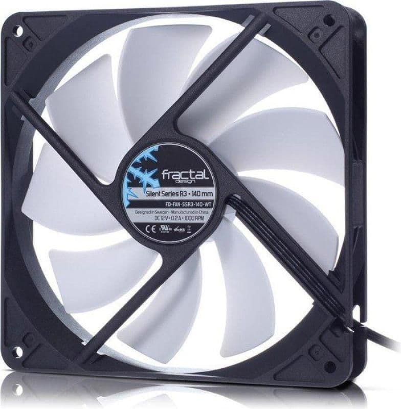Fractal Design Silent R3 80mm Black / White 20.2 CFM image