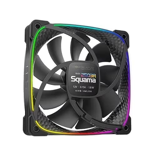 Geometric Future Squama 2503R 120mm Black PWM Addressable RGB image