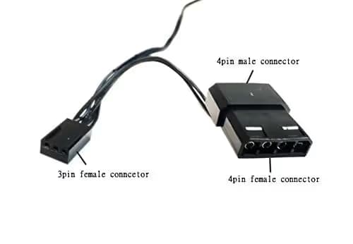 Apevia C 120mm Black / Red Red LED 57.67 CFM 1-Pack image