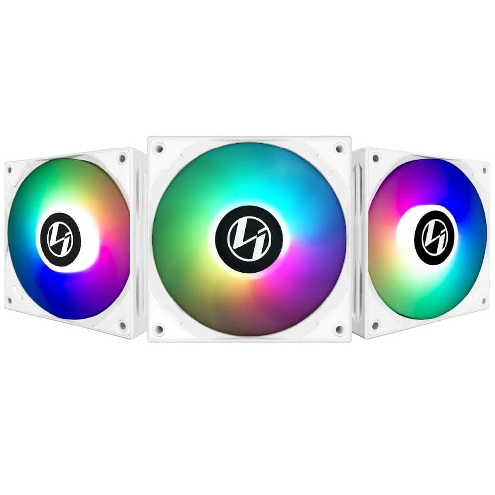 Lian Li ST120 120mm White PWM RGB 3-Pack main image