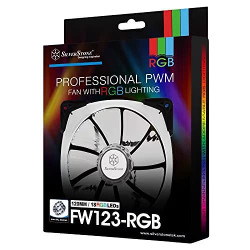 Silverstone FW 120mm Black RGB PWM 42.41 CFM main image