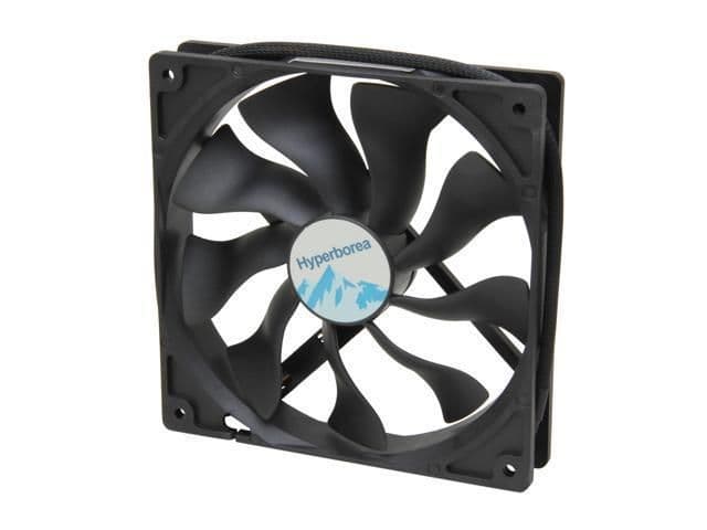Rosewill Hyperborea 140mm Black PWM 1-Pack image