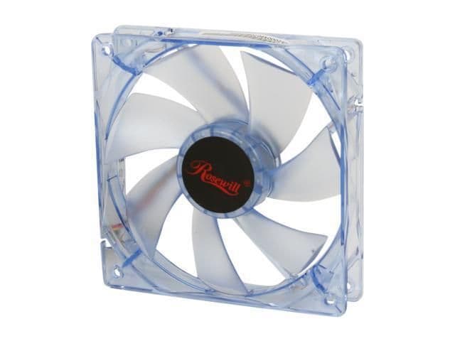 Rosewill RFA-120-BL 120mm Blue Blue LED 74.48 CFM 1-Pack main image