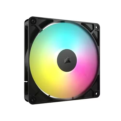 Corsair RS140 140mm Black Addressable RGB PWM 95.5 CFM image