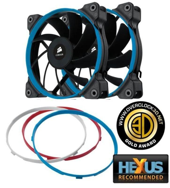 Corsair AF120 120mm Black Quiet 2-Pack main image